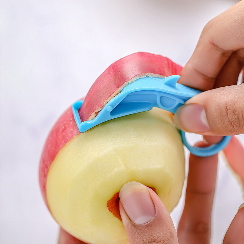 Multifunctional Apple Peeler Lazy Fruit Peeling Knife Ring Orange-Peeling Device Three-in-One Peeler Paring Knife