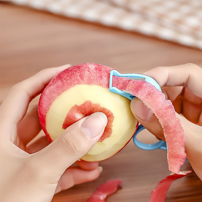 Multifunctional Apple Peeler Lazy Fruit Peeling Knife Ring Orange-Peeling Device Three-in-One Peeler Paring Knife