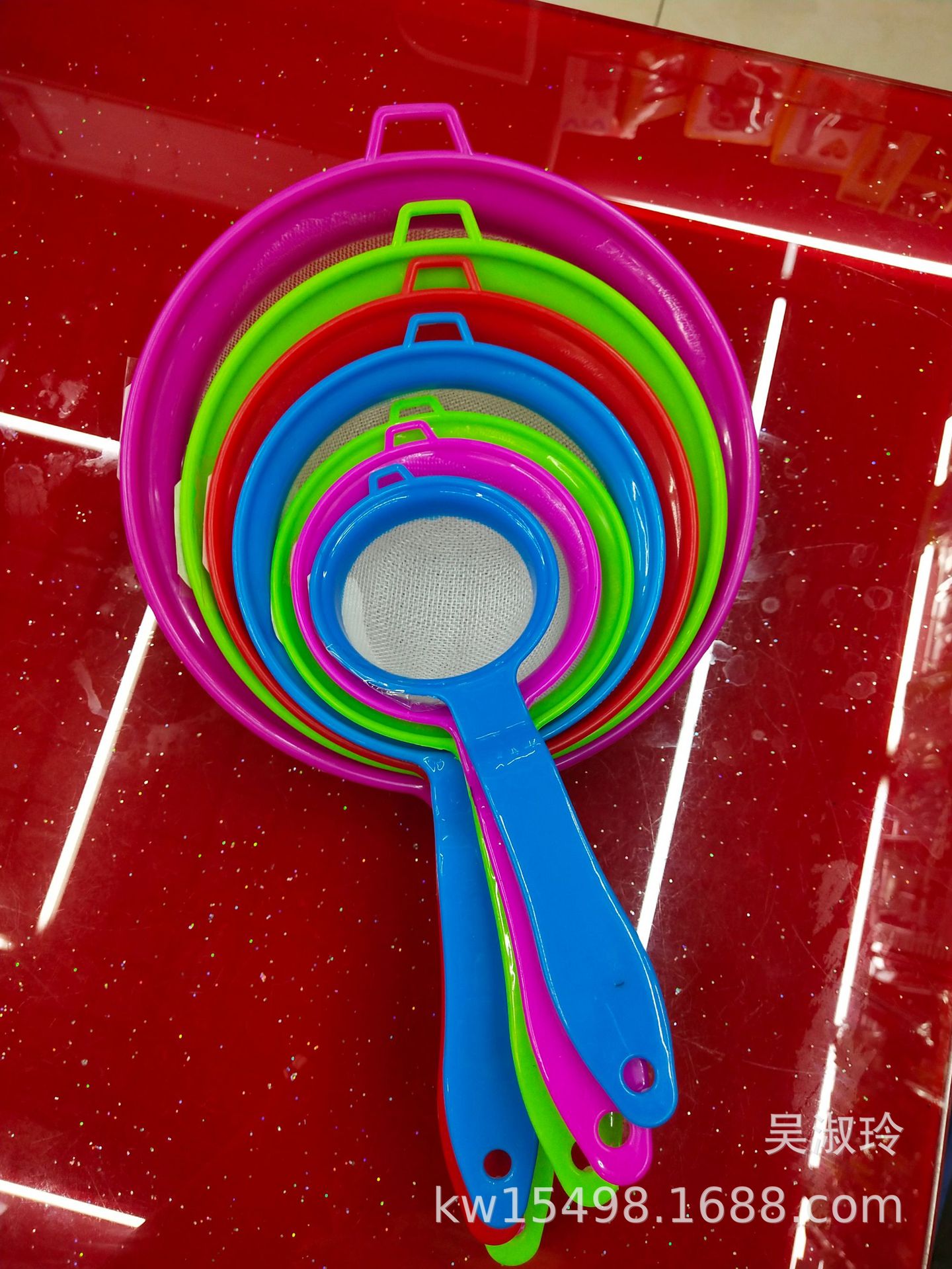 New Plastic Colander Wide Brim Strainer 3-Piece Set Oil Leakage Hot Pot Slotted Ladle Line Leakage Colander Factory Direct Sales New Plastic Colander Wide Brim Strainer 3-Piece Set Oil Leakage Hot Pot Slotted Ladle Line Leakage Colander Factory Direct Sales