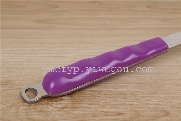 Color handle stainless steel kitchen strainer porridge spoon colander