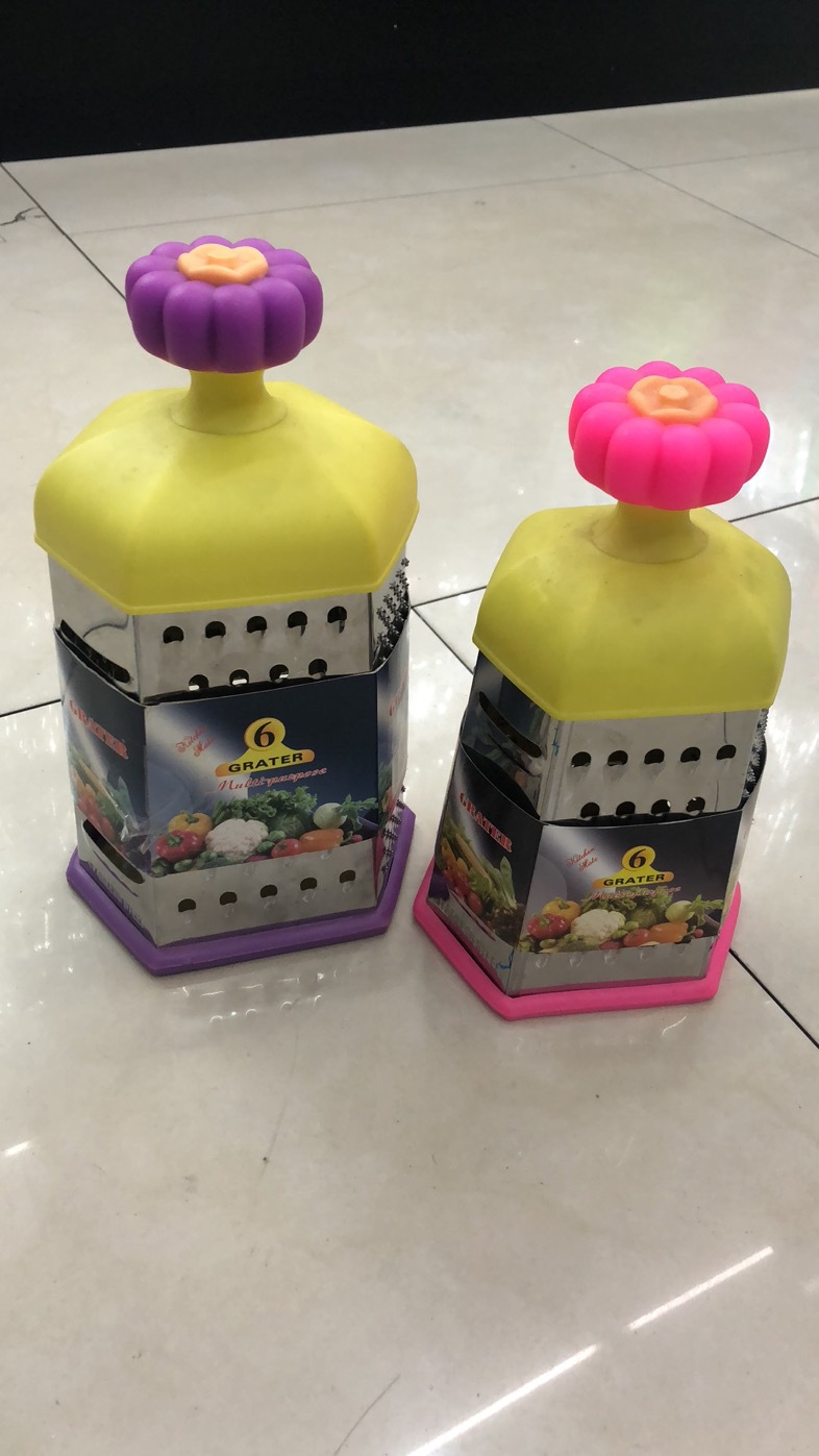 Multi-Functional Color Pumpkin 6-Side Multi-Purpose Planer Factory Direct Sales Paring Knife Vegetable Grater Grater