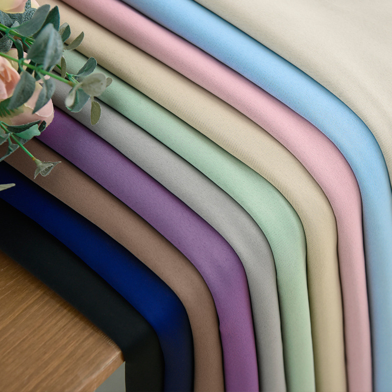 High-End Hotel Foreign Trade Project Full Shading Curtain Fabric Curtain Matte Cloth High Precision Cloth Curtain Factory Direct Sales