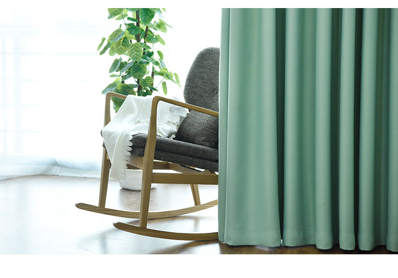 High-End Hotel Foreign Trade Project Full Shading Curtain Fabric Curtain Matte Cloth High Precision Cloth Curtain Factory Direct Sales