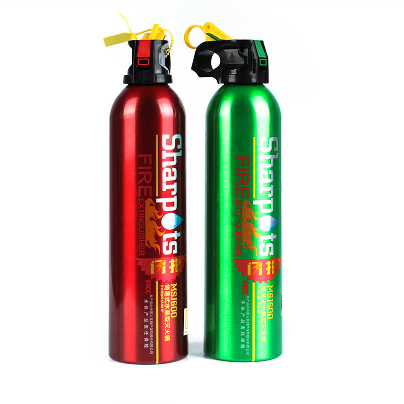 Direct Wholesale Car Fire Extinguisher Portable 600G Water-Based Mini Car Fire Extinguisher Car Fire Extinguisher