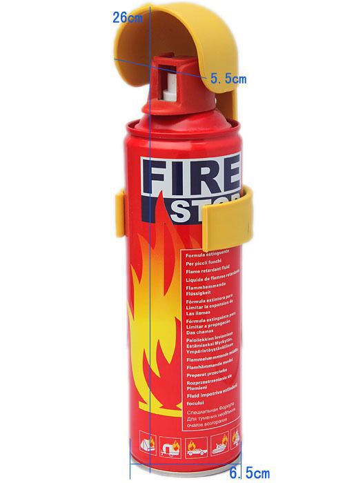 Car Fire Extinguisher Mini Simple Car Fire Extinguisher Car Supplies Foam Extinguisher 500ml