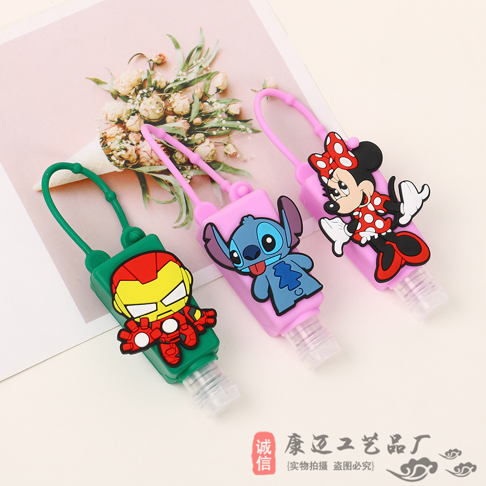 Children&#039;s Instant Hand Sanitizer Fire Extinguisher Bottles Antibacterial Disinfection Portable Cartoon Doll Doraemon Team Iron Man Bottle