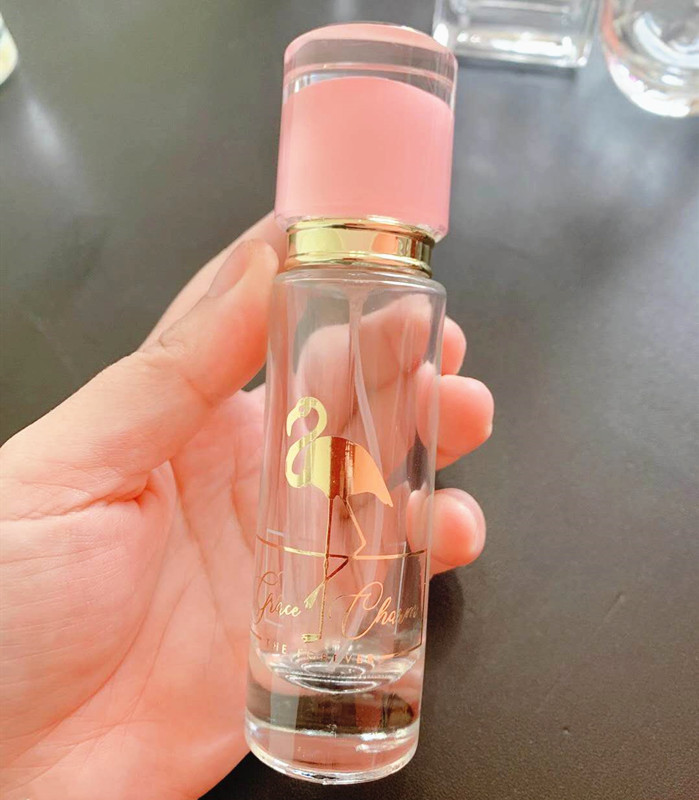30ml Crystal Glass Perfume Spray Bottle Fire Extinguisher Bottles Bronzing New High Cylinder Flamingo Perfume Bottle Good Quality