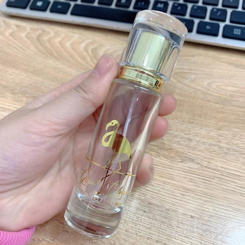 30ml Crystal Glass Perfume Spray Bottle Fire Extinguisher Bottles Bronzing New High Cylinder Flamingo Perfume Bottle Good Quality