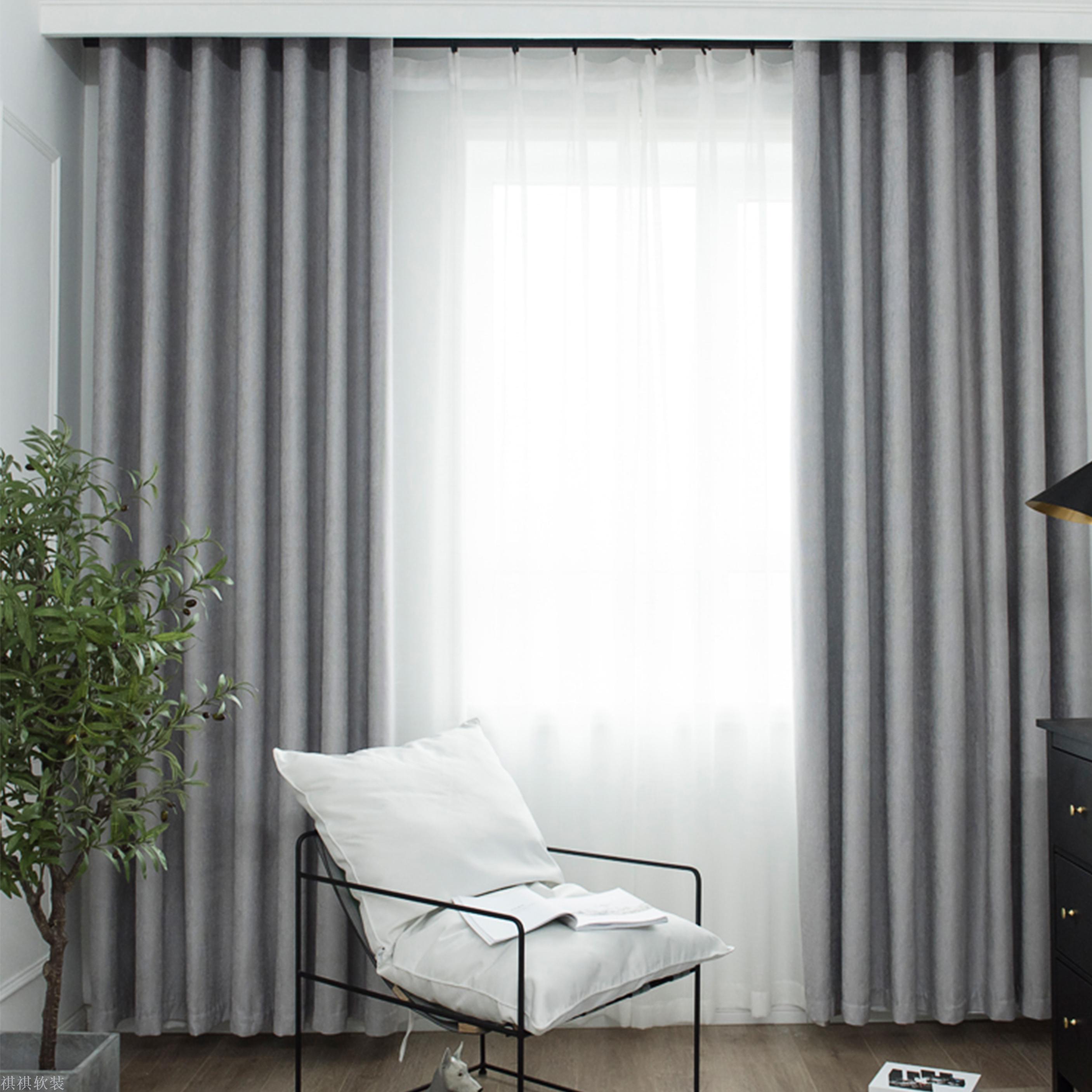 Manufacturer direct sale of new shade cloth chenier series suitable for household fabric engineering curtain fabric