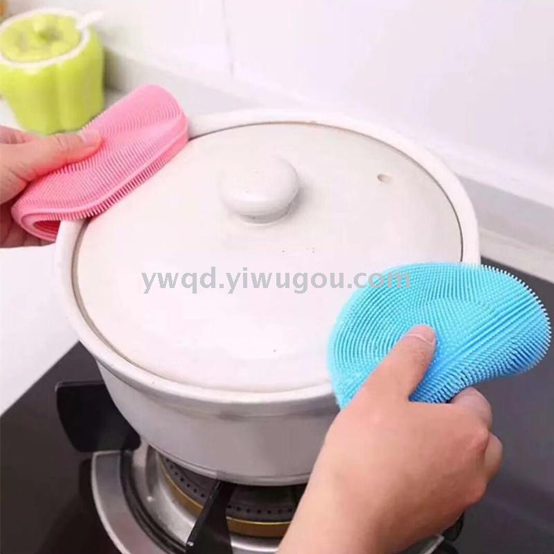 ZD Dishwashing Silicone Dishcloth Wholesale Silicon Dishwashing Brush Vegetable Cleaning Brush Heat Insulation Silica Gel Pad Bowl Brush ZD Dishwashing Silicone Dishcloth Wholesale Silicon Dishwashing Brush Vegetable Cleaning Brush Heat Insulation Silica Gel Pad Bowl Brush