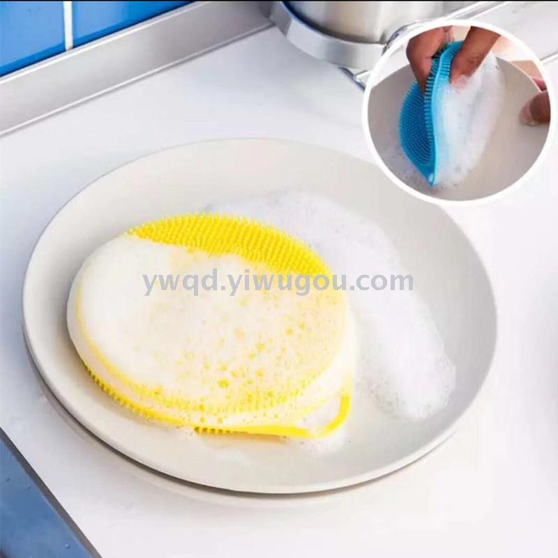 ZD Dishwashing Silicone Dishcloth Wholesale Silicon Dishwashing Brush Vegetable Cleaning Brush Heat Insulation Silica Gel Pad Bowl Brush ZD Dishwashing Silicone Dishcloth Wholesale Silicon Dishwashing Brush Vegetable Cleaning Brush Heat Insulation Silica Gel Pad Bowl Brush