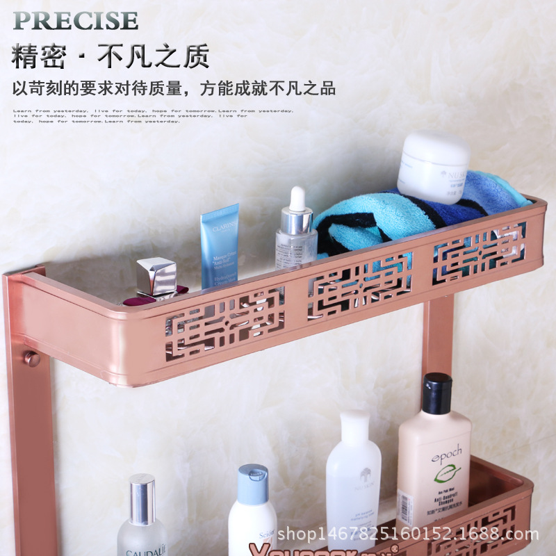 Bath Towel Rack Alumimum Chinese Retro Towel Rack Flower Alumimum Rose Gold Aluminum Plate Bathroom Shelf Bath Towel Rack Alumimum Chinese Retro Towel Rack Flower Alumimum Rose Gold Aluminum Plate Bathroom Shelf