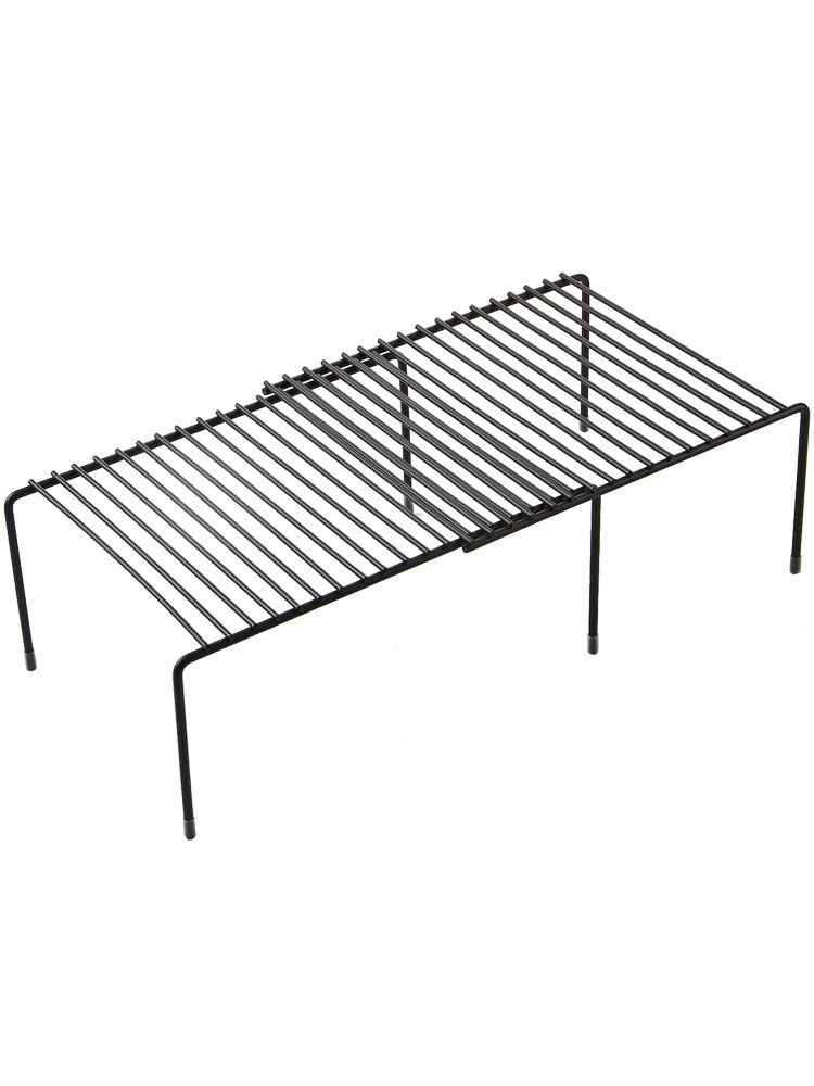 Retractable Iron Art Storage Seasoning Rack Cupboard Dish Rack Bathroom Kitchen Cruet Shelf Kitchenware Draining Rack