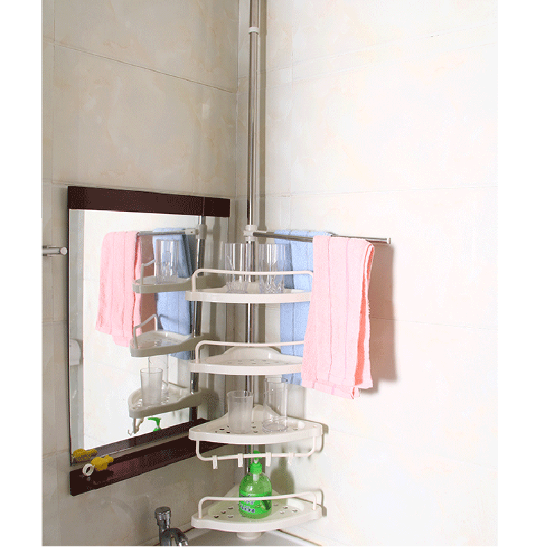 Qiaona bathroom toilet toilet shelf washing machine receiving rack three floor manufacturers
