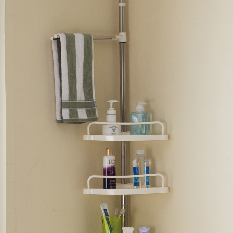 Qiaona bathroom toilet toilet shelf washing machine receiving rack three floor manufacturers