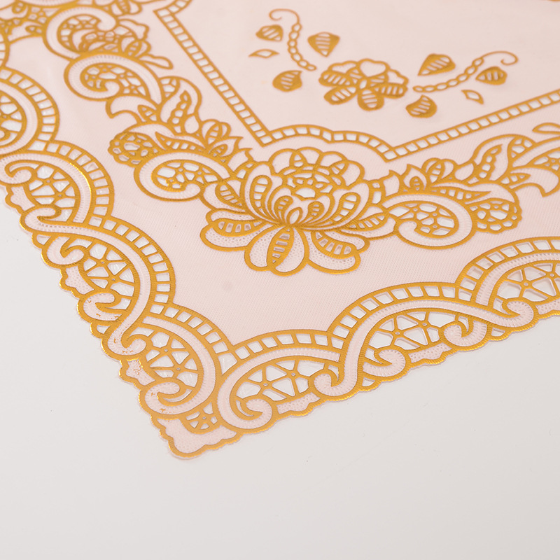 Hot gold cup pad wholesale round bowl pad anti-slippery tableware pad anti-hot heat insulation pad PVC dinner pad manufacturers customized Hot gold cup pad wholesale round bowl pad anti-slippery tableware pad anti-hot heat insulation pad PVC dinner pad manufacturers customized