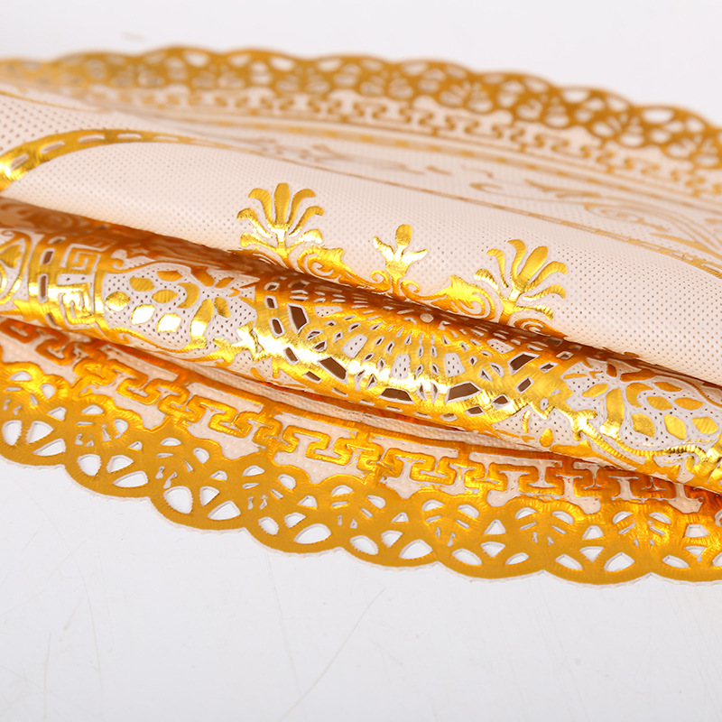 Hot gold cup pad wholesale round bowl pad anti-slippery tableware pad anti-hot heat insulation pad PVC dinner pad manufacturers customized Hot gold cup pad wholesale round bowl pad anti-slippery tableware pad anti-hot heat insulation pad PVC dinner pad manufacturers customized