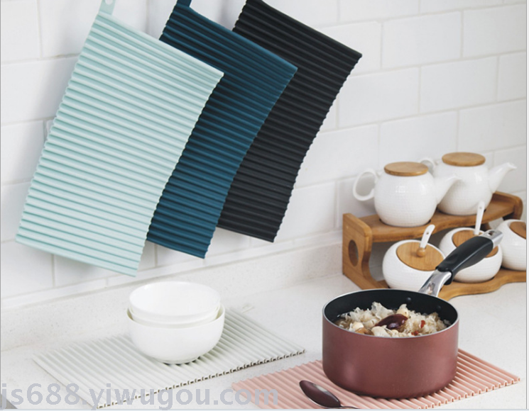 Multi-functional kitchen heat insulation pad pan pad asphalt pad