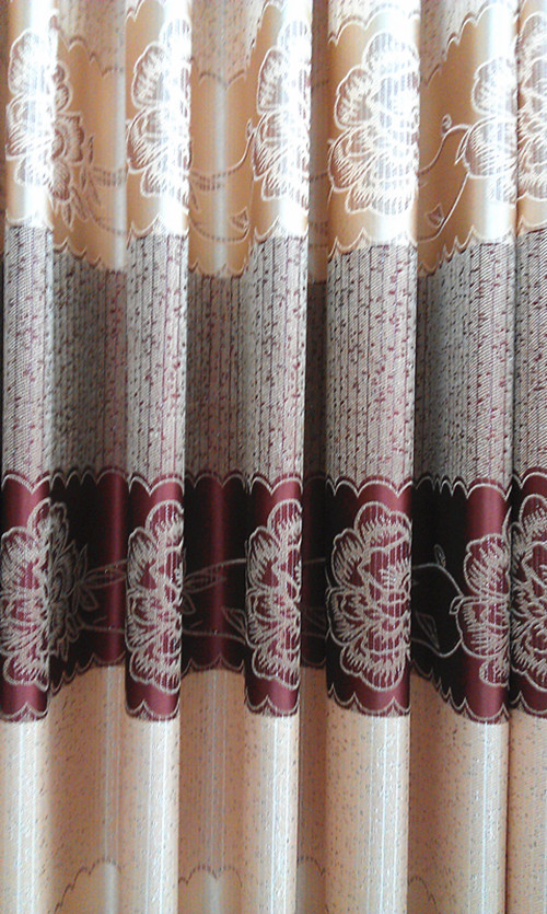 Curtains of a variety of colors, high-grade, polyester, curtain cloth