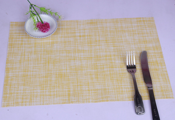 PVC western meal pad heat insulation pad rectangular table mat western meal pad 2 * 2 double color heat insulation pad wholesale