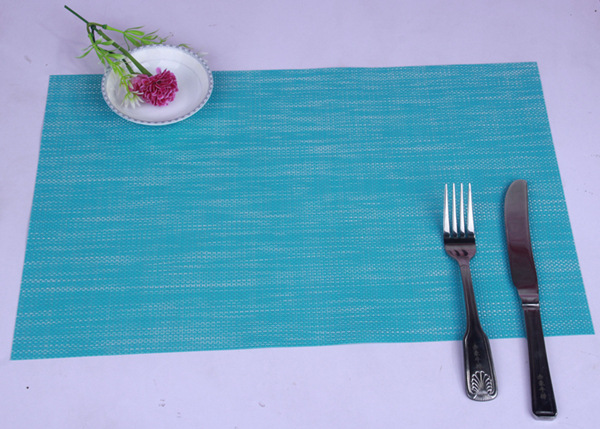 PVC western meal pad heat insulation pad rectangular table mat western meal pad 2 * 2 double color heat insulation pad wholesale
