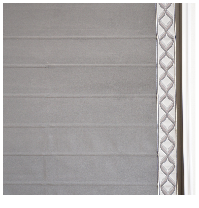 Curtain 2021 New Flannel Shading Insulated Partition Curtain Roller Shutter Bedroom Modern Style Living Room Light Luxury Roman Curtains