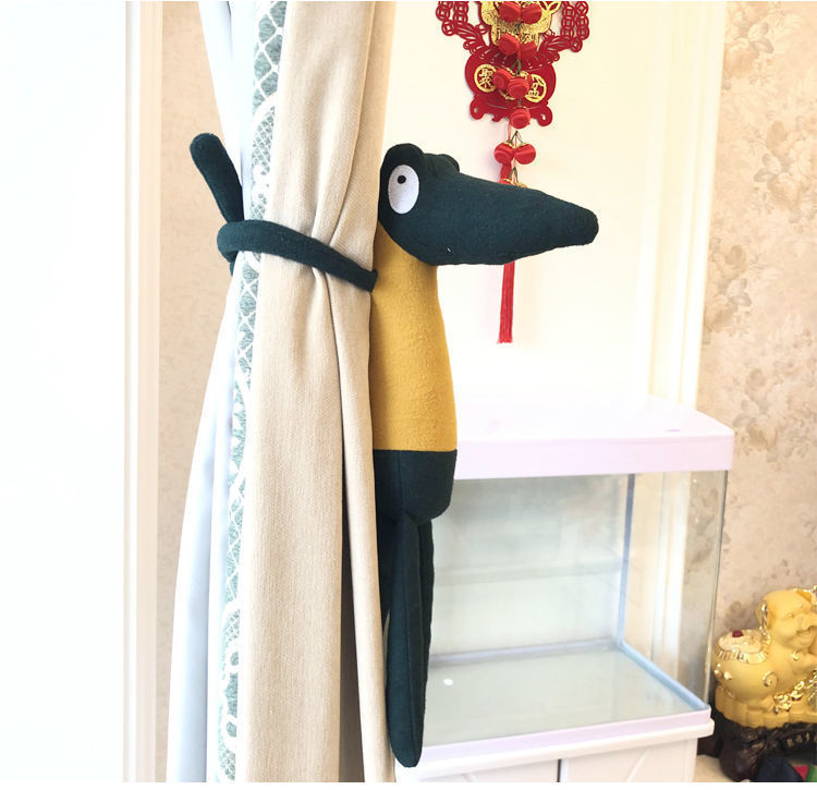 Cartoon Curtain Buckle Curtain Bandage a Pair of Animal Modeling Curtains Decoration a Pair of Animal Dolls Children's Room Decoration Cartoon Curtain Buckle Curtain Bandage a Pair of Animal Modeling Curtains Decoration a Pair of Animal Dolls Children's Room Decoration