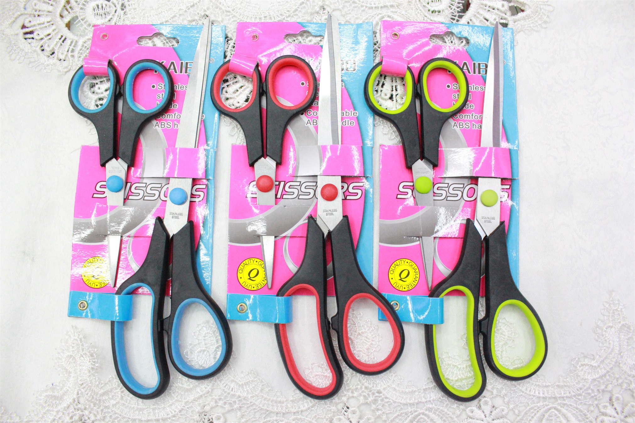 KAIBO cable KB5696 nail card 2PC rubber scissors tool sets