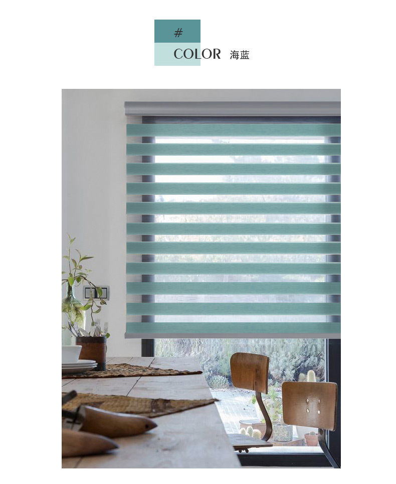 The multi-colored soft curtains shutter toilet kitchen hand pull bead roller electric Zebra curtain The multi-colored soft curtains shutter toilet kitchen hand pull bead roller electric Zebra curtain