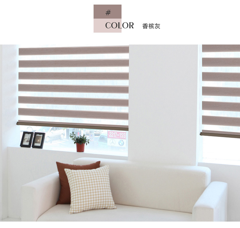 The multi-colored soft curtains shutter toilet kitchen hand pull bead roller electric Zebra curtain The multi-colored soft curtains shutter toilet kitchen hand pull bead roller electric Zebra curtain