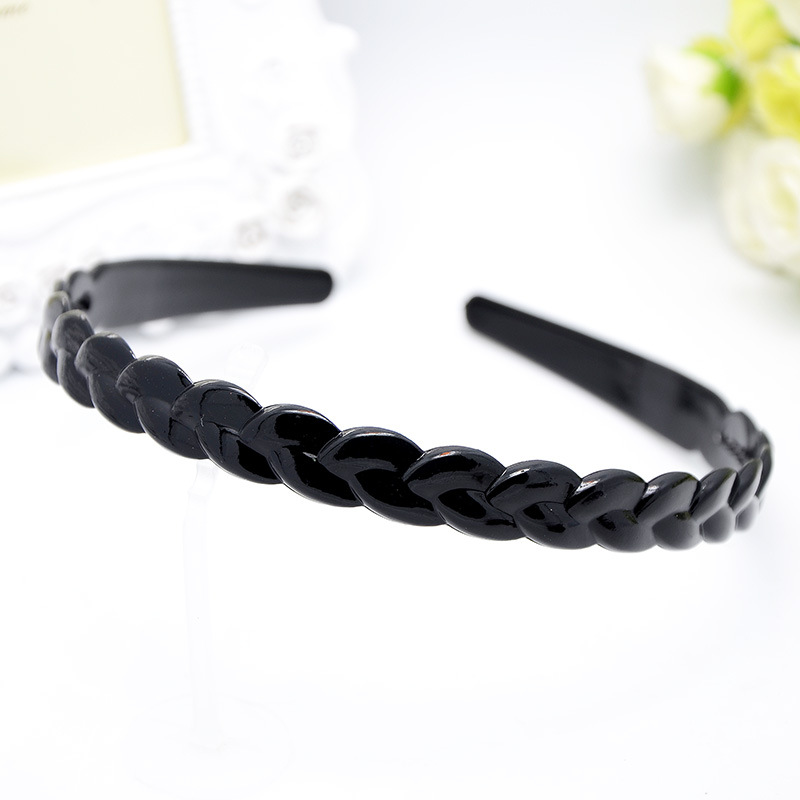 Plastic Black Hair Hoop Spring Hairpin Wide Wave Braid Twist Multi-Style Korean Style Fashion New Hair Accessories Plastic Black Hair Hoop Spring Hairpin Wide Wave Braid Twist Multi-Style Korean Style Fashion New Hair Accessories