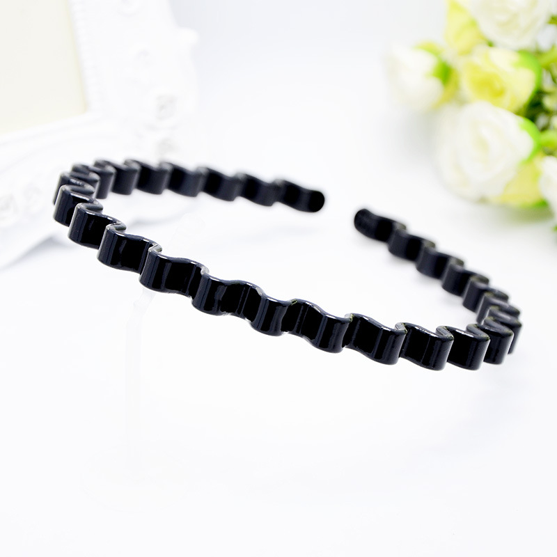 Plastic Black Hair Hoop Spring Hairpin Wide Wave Braid Twist Multi-Style Korean Style Fashion New Hair Accessories Plastic Black Hair Hoop Spring Hairpin Wide Wave Braid Twist Multi-Style Korean Style Fashion New Hair Accessories