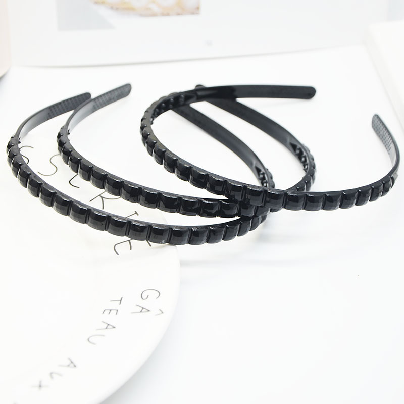 Plastic Black Hair Hoop Spring Hairpin Wide Wave Braid Twist Multi-Style Korean Style Fashion New Hair Accessories Plastic Black Hair Hoop Spring Hairpin Wide Wave Braid Twist Multi-Style Korean Style Fashion New Hair Accessories