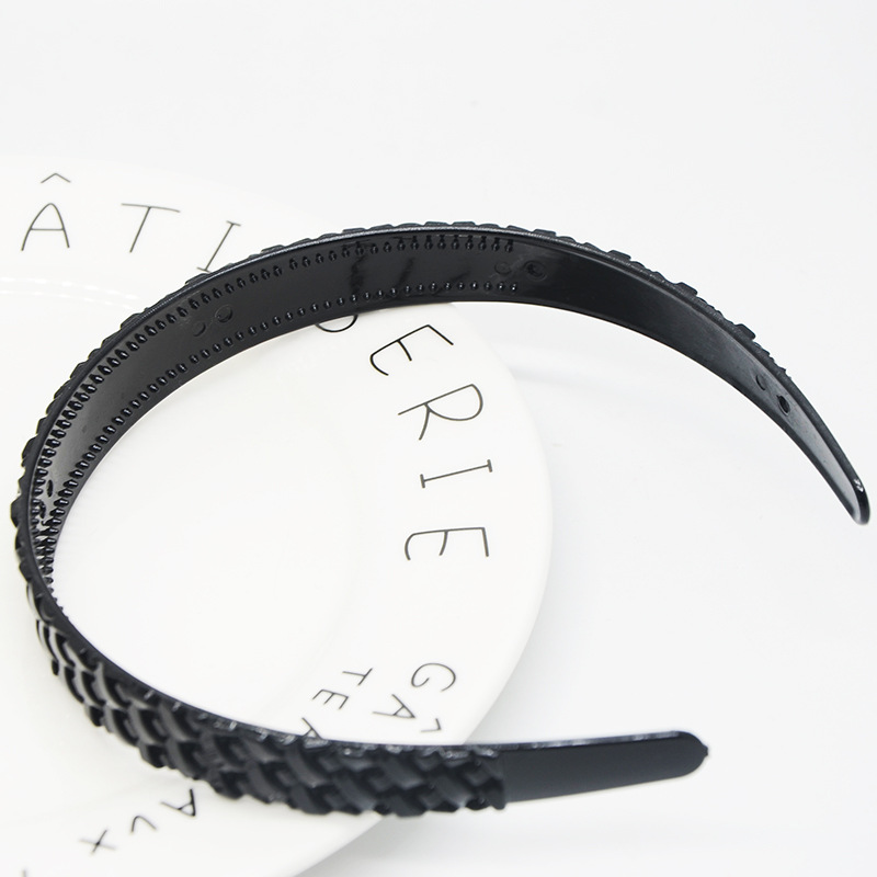 Plastic Black Hair Hoop Spring Hairpin Wide Wave Braid Twist Multi-Style Korean Style Fashion New Hair Accessories Plastic Black Hair Hoop Spring Hairpin Wide Wave Braid Twist Multi-Style Korean Style Fashion New Hair Accessories