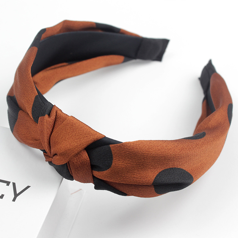 Korean New High-End All-Match Big Wave Color Cross-Knotted Wide Brim Hair Band Headband Korean Hair Accessories Head Buckle Ladies Korean New High-End All-Match Big Wave Color Cross-Knotted Wide Brim Hair Band Headband Korean Hair Accessories Head Buckle Ladies