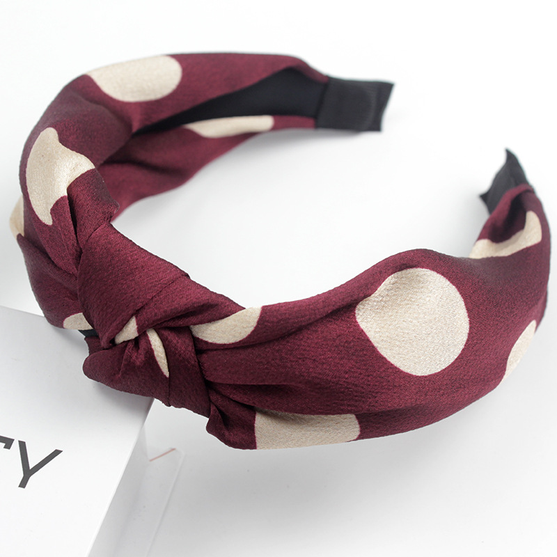 Korean New High-End All-Match Big Wave Color Cross-Knotted Wide Brim Hair Band Headband Korean Hair Accessories Head Buckle Ladies Korean New High-End All-Match Big Wave Color Cross-Knotted Wide Brim Hair Band Headband Korean Hair Accessories Head Buckle Ladies