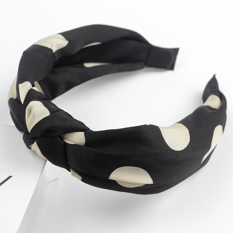 Korean New High-End All-Match Big Wave Color Cross-Knotted Wide Brim Hair Band Headband Korean Hair Accessories Head Buckle Ladies Korean New High-End All-Match Big Wave Color Cross-Knotted Wide Brim Hair Band Headband Korean Hair Accessories Head Buckle Ladies