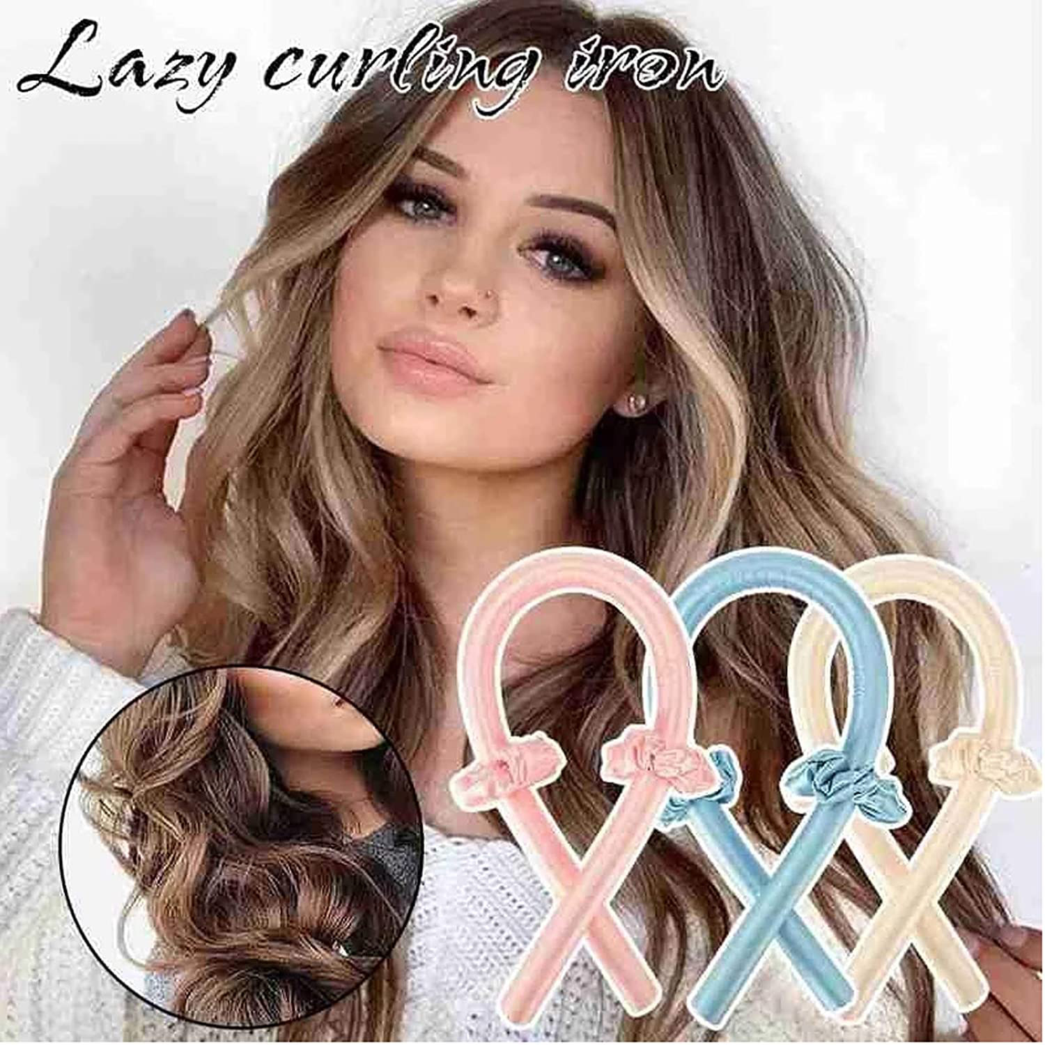 Qiyue New Amazon Lazy Sleep Foam Sponge No Heat Hair Curler Big Wave Hair Curler Factory Wholesale Qiyue New Amazon Lazy Sleep Foam Sponge No Heat Hair Curler Big Wave Hair Curler Factory Wholesale
