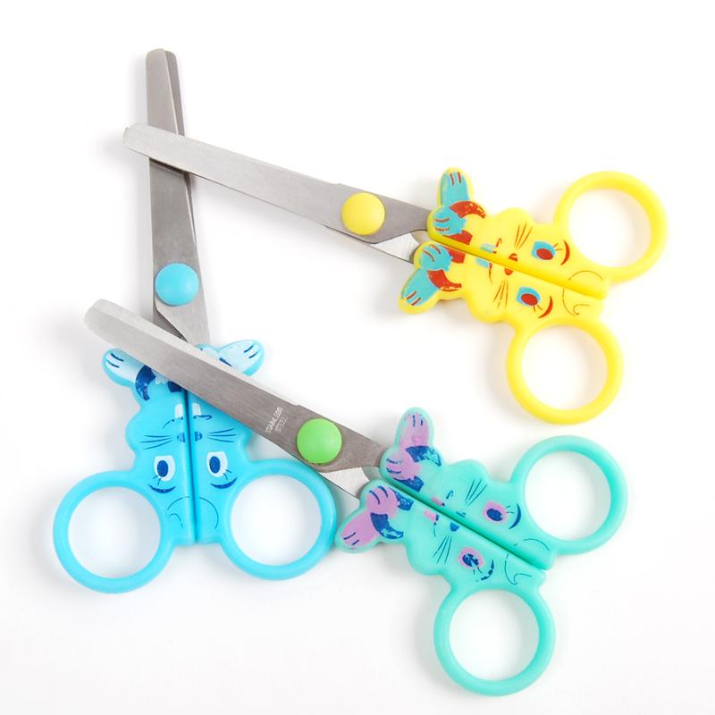 Stationery Cartoon Scissors Student Cartoon Scissors Cat Head Cartoon 5-Inch Student Cartoon Scissors