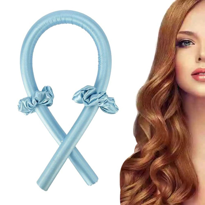 Amazon Lazy Sleep Foam Hair Curler Shaping Hairstyle Curly Hair Band Sponge No Heat Big Wave