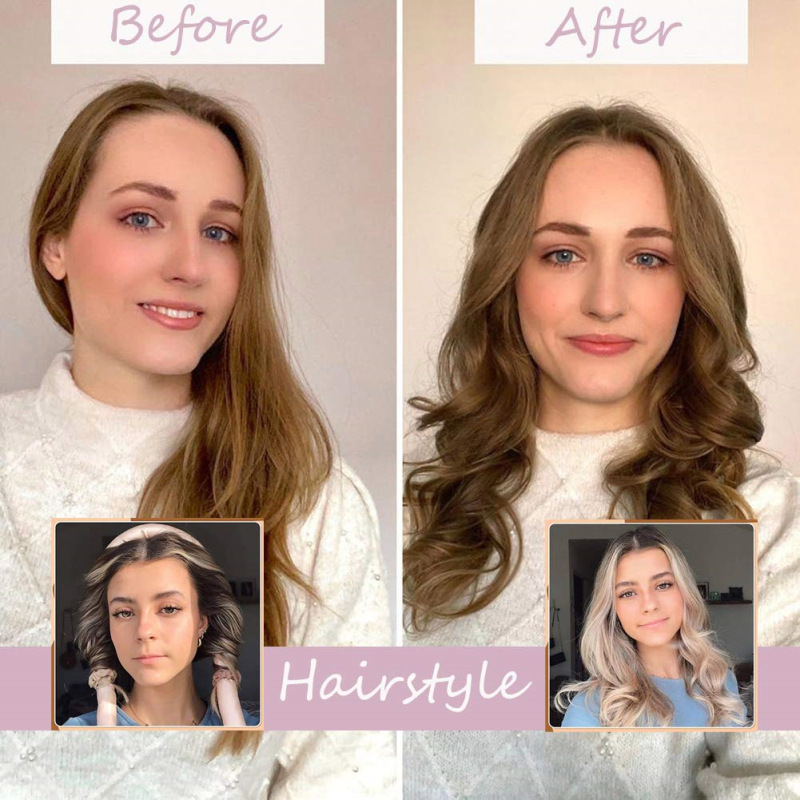 Amazon Lazy Sleep Foam Hair Curler Shaping Hairstyle Curly Hair Band Sponge No Heat Big Wave Amazon Lazy Sleep Foam Hair Curler Shaping Hairstyle Curly Hair Band Sponge No Heat Big Wave