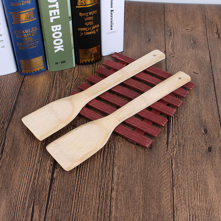 Wholesale Gift Kitchen Supplies Spatula 30cm Non-Stick Pan Special Bamboo Shovel Does Not Hurt Pan Square Bamboo Shovel Wholesale Gift Kitchen Supplies Spatula 30cm Non-Stick Pan Special Bamboo Shovel Does Not Hurt Pan Square Bamboo Shovel