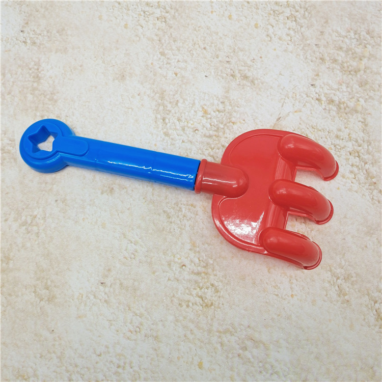 7-Piece Set Spatula Set Children's Beach Plastic Toy Bucket Children's Sand Castle Barreled Water Bucket Fish Catching Bucket