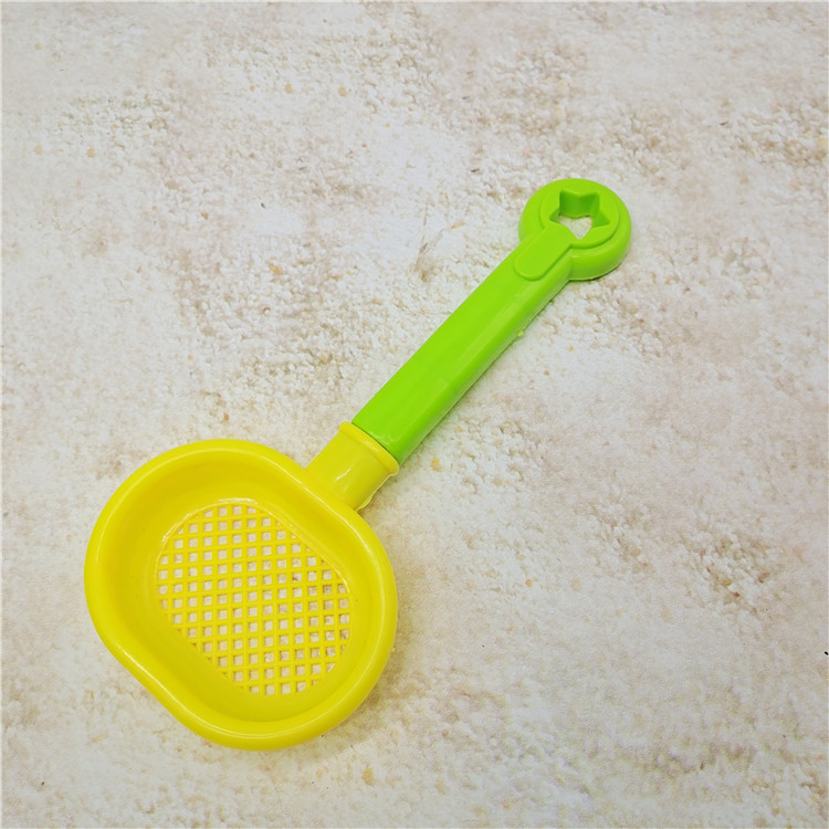 7-Piece Set Spatula Set Children's Beach Plastic Toy Bucket Children's Sand Castle Barreled Water Bucket Fish Catching Bucket