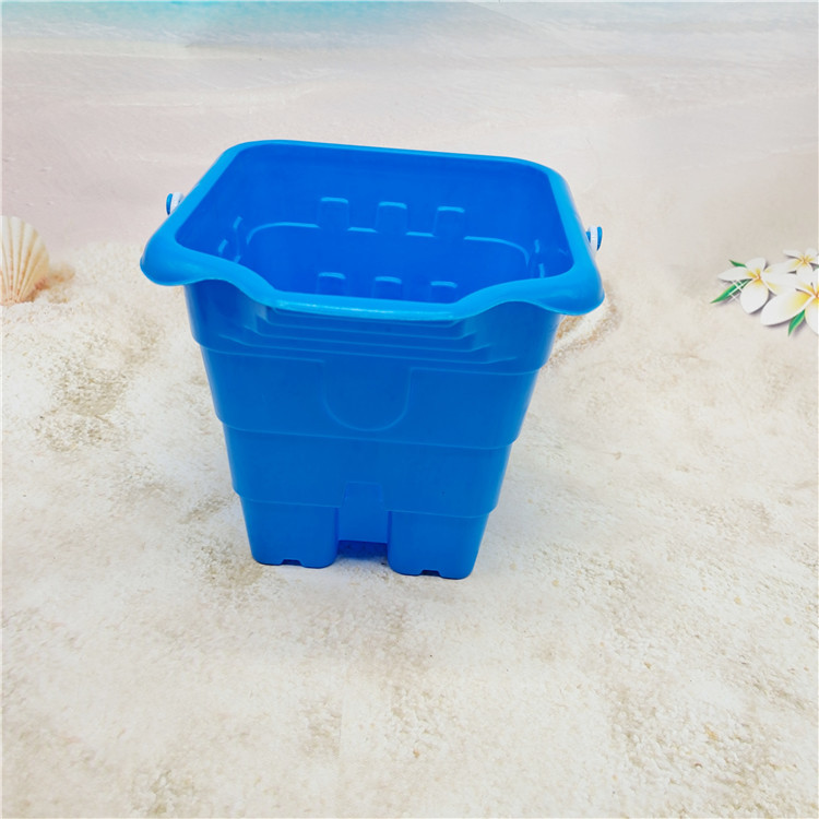 7-Piece Set Spatula Set Children's Beach Plastic Toy Bucket Children's Sand Castle Barreled Water Bucket Fish Catching Bucket