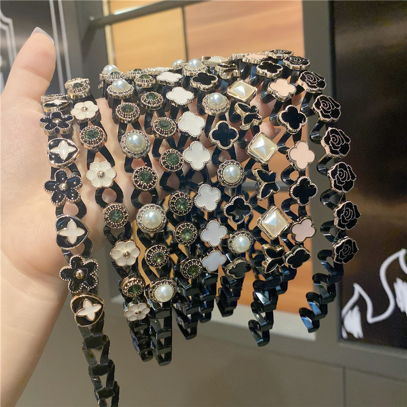Fairy Headband for Women Hairpin for Hair Washing Summer Wave Headband Summer Advanced Hair Patch Internet Celebrity 2021 New Fairy Headband for Women Hairpin for Hair Washing Summer Wave Headband Summer Advanced Hair Patch Internet Celebrity 2021 New