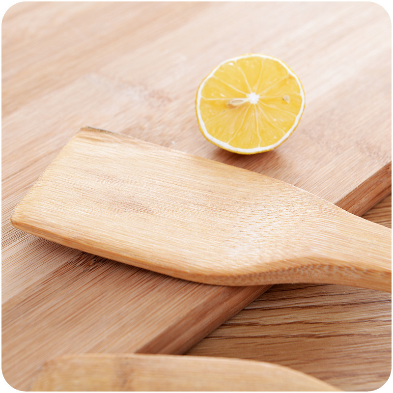 Wooden Spatula Non-Stick Pan Spatula Household Rice Bamboo Spatula Kitchen Spatula Cooking Anti-Scald Bamboo Kitchen Appliances