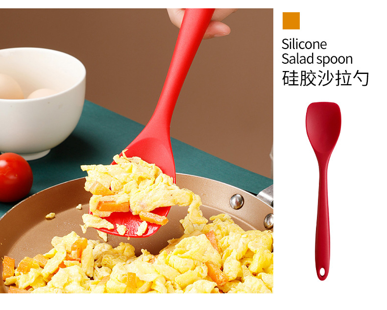 All-Inclusive Silicone Kitchenware Set Spatula Chinese Shovel Integrated Rice Spoon Soup Spoon Fence Powder Claw Leakage 8-Piece Set All-Inclusive Silicone Kitchenware Set Spatula Chinese Shovel Integrated Rice Spoon Soup Spoon Fence Powder Claw Leakage 8-Piece Set