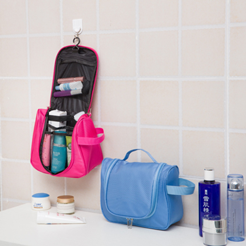 Hook wash bag pure cosmetics storage bag 600D wash bag portable wash bag