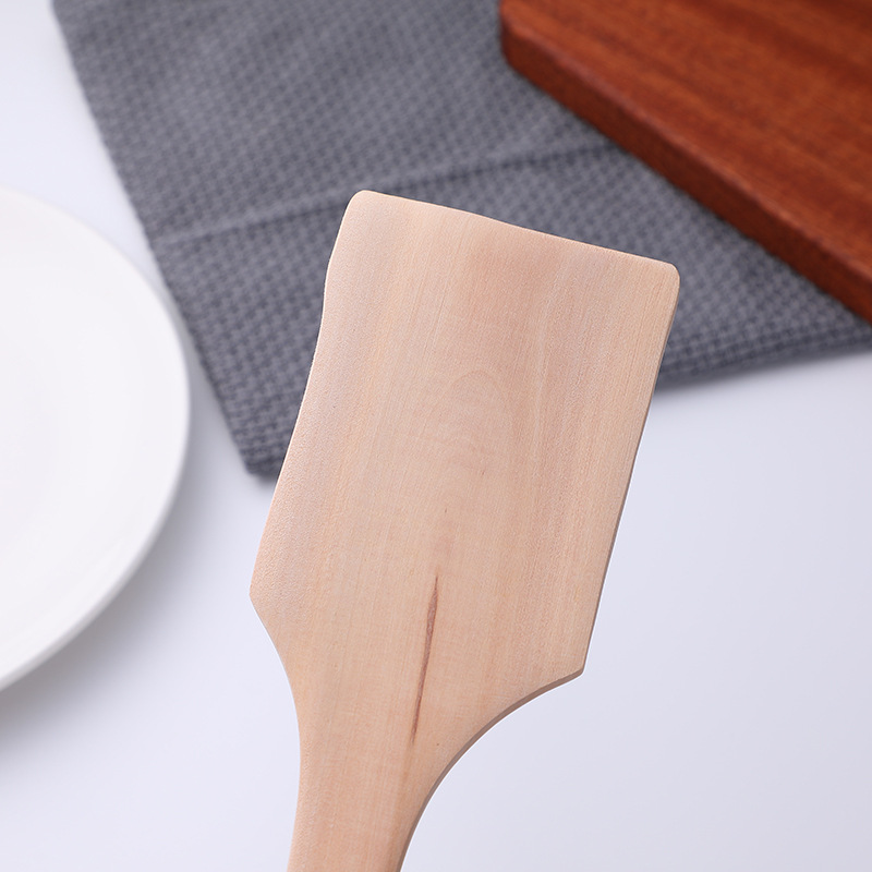 Unpainted Wooden Spatula Wooden Spoon Non-Stick Pan Spatula Flat Bottom Spatula Solid Wood Spatula Meal Spoon Unpainted Wooden Spatula Wooden Spoon Non-Stick Pan Spatula Flat Bottom Spatula Solid Wood Spatula Meal Spoon